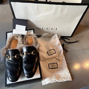 *FALL CLOSET SALE* Gucci Princetown Loafer - Lambswool MENS 7/ WOMENS 10.5/11